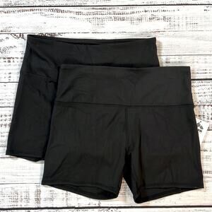 NWT! RBX Women's Black Shorts 2 pack size Large